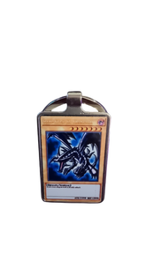 Llavero Metálico Carta Yu-Gi-Oh! - Dragón Negro de Ojos Rojos - El Espíritu del Verdadero Duelista