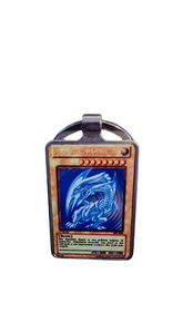 ¡Llavero Metálico Carta Yu-Gi-Oh! - Dragón Blanco de Ojos Azules - El Monstruo Legendario