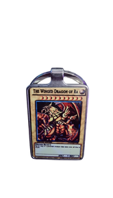 Llavero Metálico Carta Yu-Gi-Oh! - El Dragón Alado de Ra - Monstruo Dios Egipcio