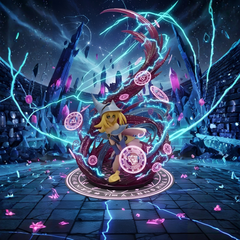 Figura Dark Magician Girl - Yu-Gi-Oh! - Estatua de Colección