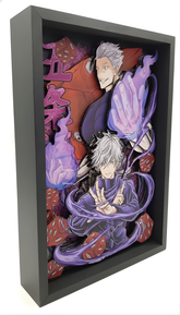 Satoru Gojo: El Maestro de la Maldición | Cuadro Shadow Box 3D Exclusivo