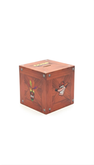 Alcancía Caja Wumpa (Madera) - Crash Bandicoot