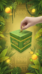 Alcancía Caja Nitro - Crash Bandicoot - Madera