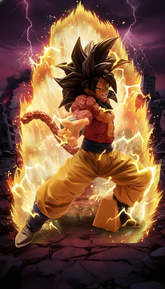 Figura Goku Super Saiyan 4 (SSJ4) - Dragon Ball GT - Estatua de Acción