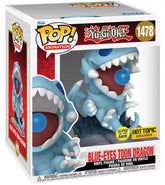 Funko Pop! ANIMATION Yu-Gi-Oh! - Blue-Eyes Toon Dragon (1478) - ¡Edición Limitada y Brilla en la Oscuridad!
