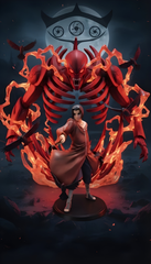 Estatua Itachi Uchiha - "El Poder del Mangekyo" - Naruto Shippuden