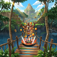 Estatua Crash Bandicoot 9" PVC