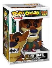 Funko Pop! GAMES Crash Bandicoot - Tiny Tiger (533) - ¡Fuerza Bruta!