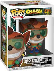 Funko Pop! GAMES Crash Bandicoot - Crash Bandicoot with Scuba Gear (421) - ¡Aventura Acuática!